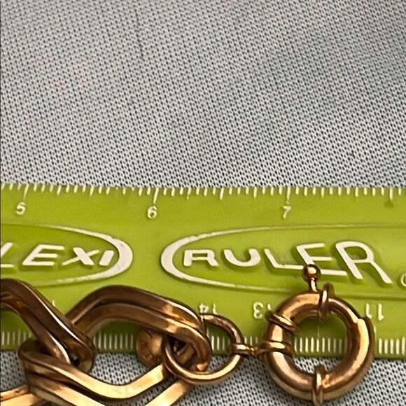 J. Crew Gold Chain-Link Bracelet with Bold Design - Picture 5 of 12